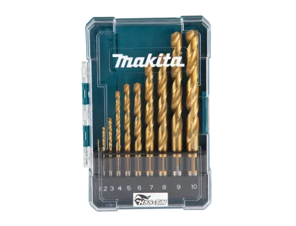 Makita Metallbohrer-Set 10-tlg HSS-TiN, D-72849