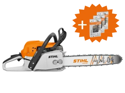 Paket-Aktion: STIHL Benzin-Motorsäge MS 291, 40 cm + 3x Ersatzkette