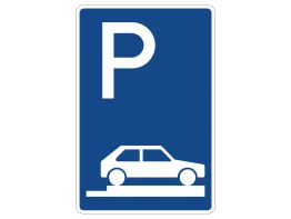 VZ 315-85 Parken auf Gehwegen