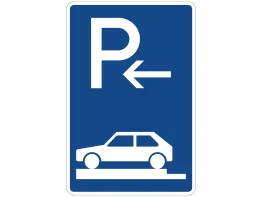 VZ 315-82 Parken auf Gehwegen Ende