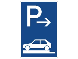 VZ 315-81 Parken auf Gehwegen Anfang