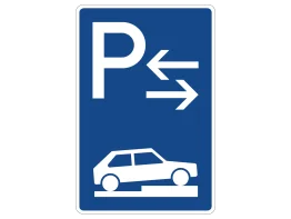 VZ 315-78 Parken auf Gehwegen Mitte