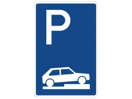 VZ 315-75 Parken auf Gehwegen