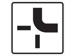 VZ 1002-21 Verlauf einer Vorfahrtstraße