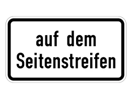VZ 1052-39 Auf dem Seitenstreifen