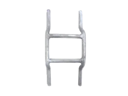4-fach Stahl-Verbinder für HKL Fahrplatten (Weiche Böden)
