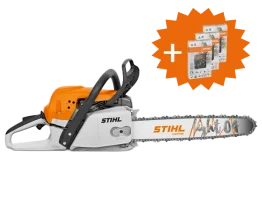 Paket-Aktion: STIHL Benzin-Motorsäge MS 291, 40 cm + 3x Ersatzkette