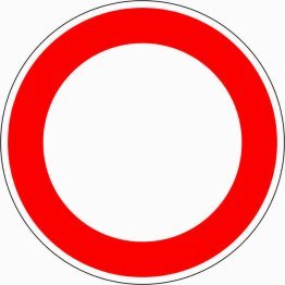Verkehrszeichen VZ 250 Verbot für Fahrzeuge aller Art