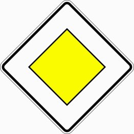 Verkehrszeichen VZ 306 Vorfahrtstraße