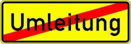 VZ 457.2 Ende der Umleitung