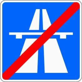 VZ 330.2 Ende der Autobahn