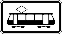 Verkehrszeichen VZ 1010-56 Straßenbahn