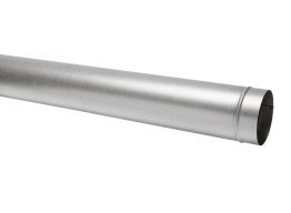Wilms Abgasrohr, 1m, 200mm Ø, Stahlblech