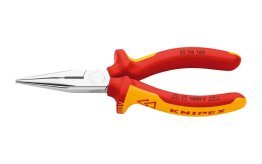 KNIPEX VDE-Flachrundzange (Radiozange) Nr. 25 06 160, gerade, 160mm