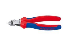 KNIPEX Abisolier-Seitenschneider Nr. 14 22 160, Mehrkomponenten-Griff, 160mm