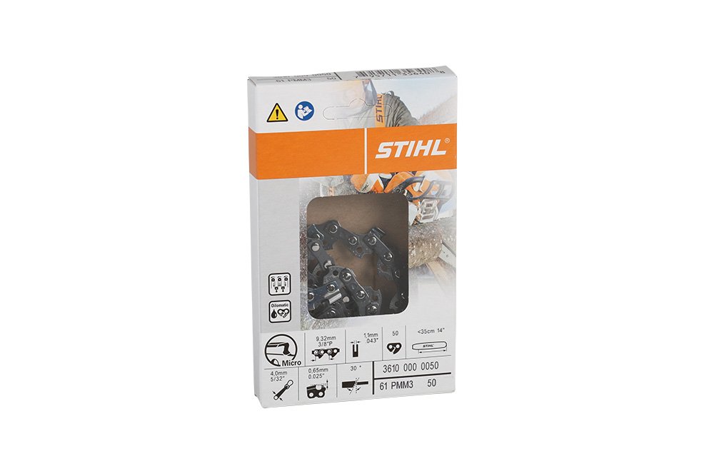 Catena Stihl 3/8 P 1,1 Mm 50 Maglie Per Ms 170 Con Barra Da 35 Cm