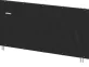HERAS Bauzaunplane B2, feuerhemmend, schwarz, 50 m