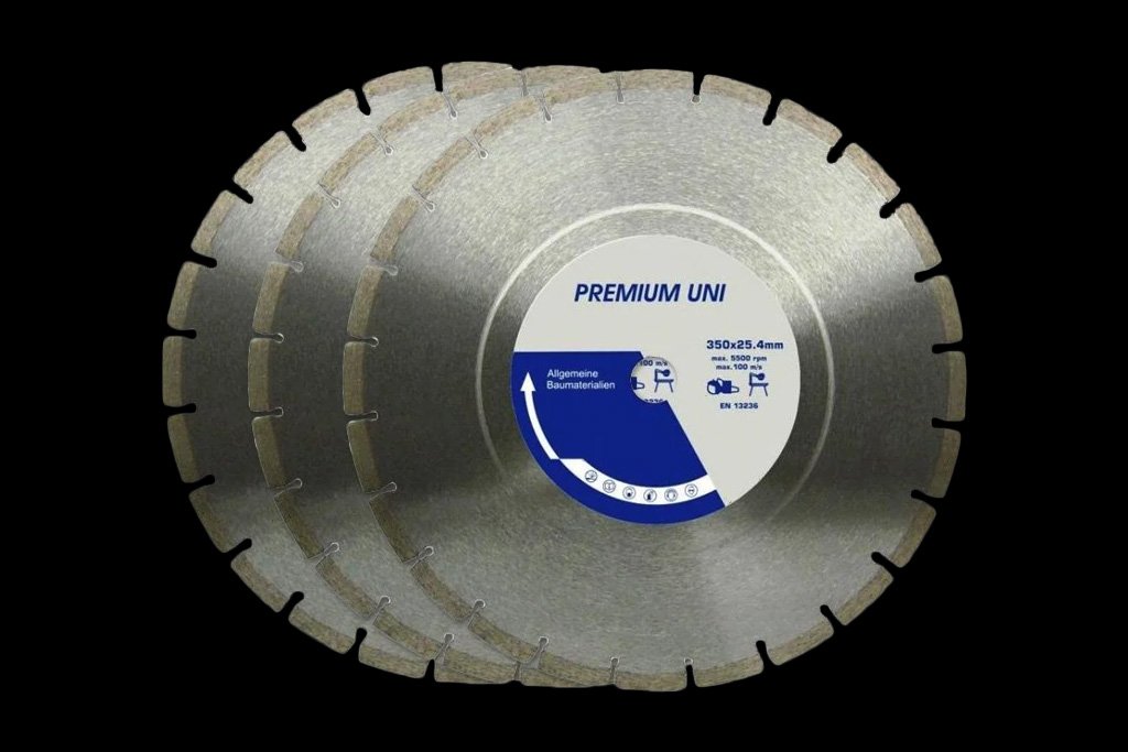3er-Set Diascheibe Beton 350 mm black friday